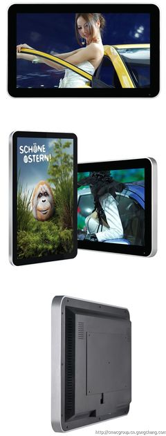 深圳銘薪壁掛網絡廣告機 融合wifi與3G，開啟數字標牌新紀元